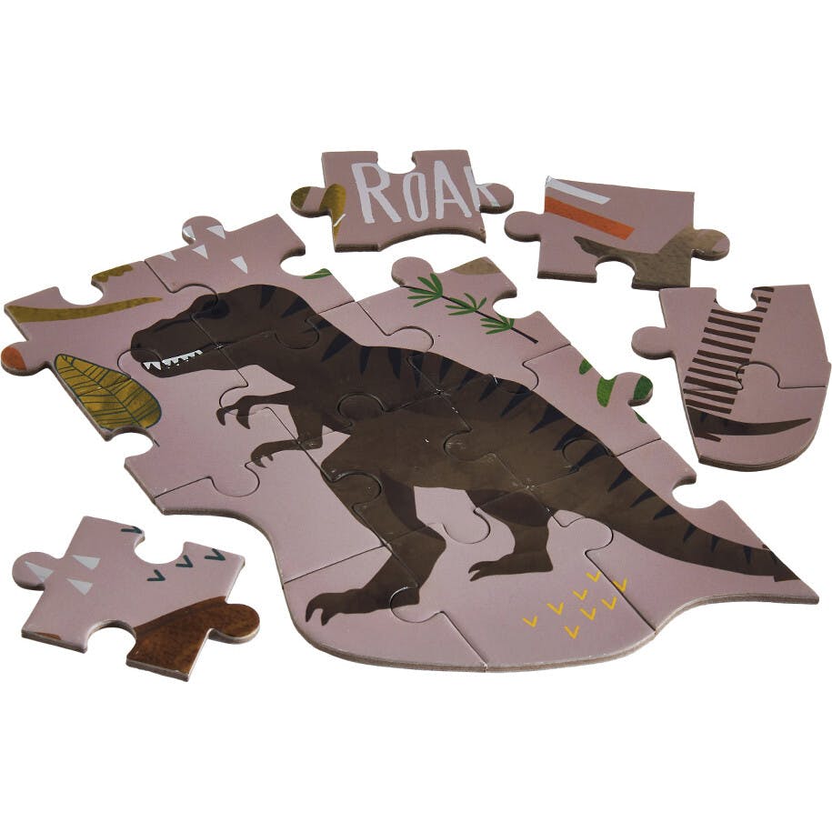 Dino Shaped 80-Piece Puzzle