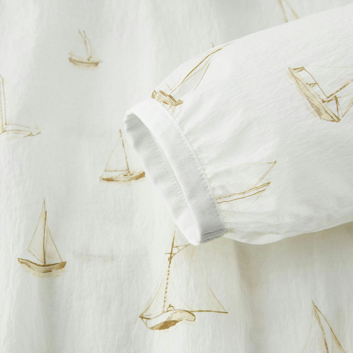 Sailboat Melody Hooded Sun Shield Windbreaker Jacket