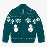Kids shawl cardigan in frosty friends