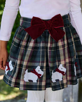 Bonnie Scottie Bow Skirt