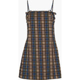 The Rennie Dress - Brown Spencer Plaid