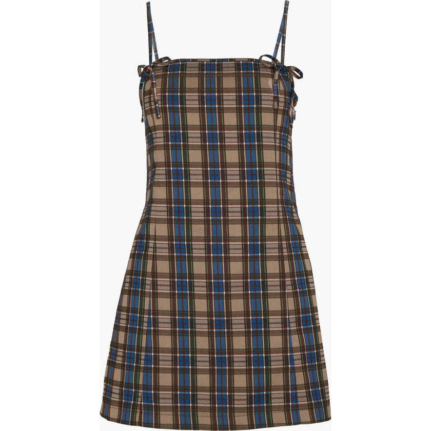 The Rennie Dress - Brown Spencer Plaid