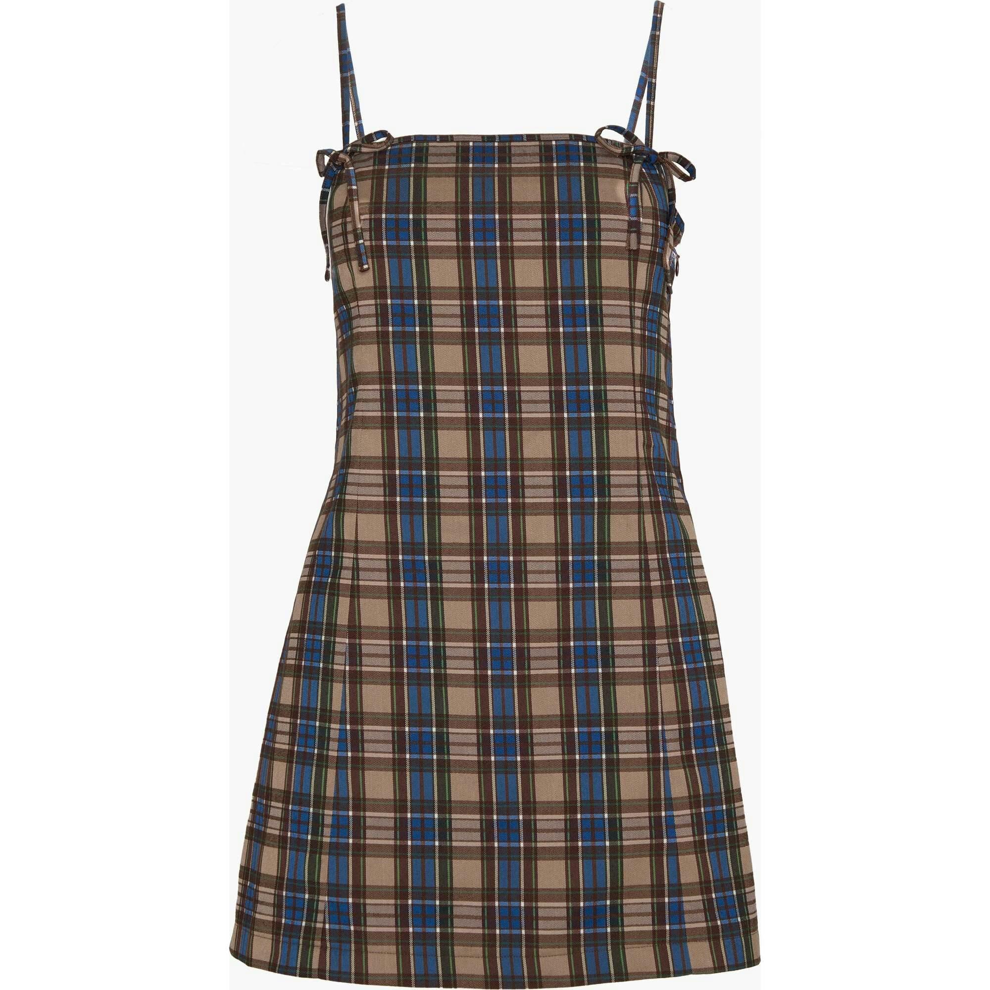The Rennie Dress - Brown Spencer Plaid