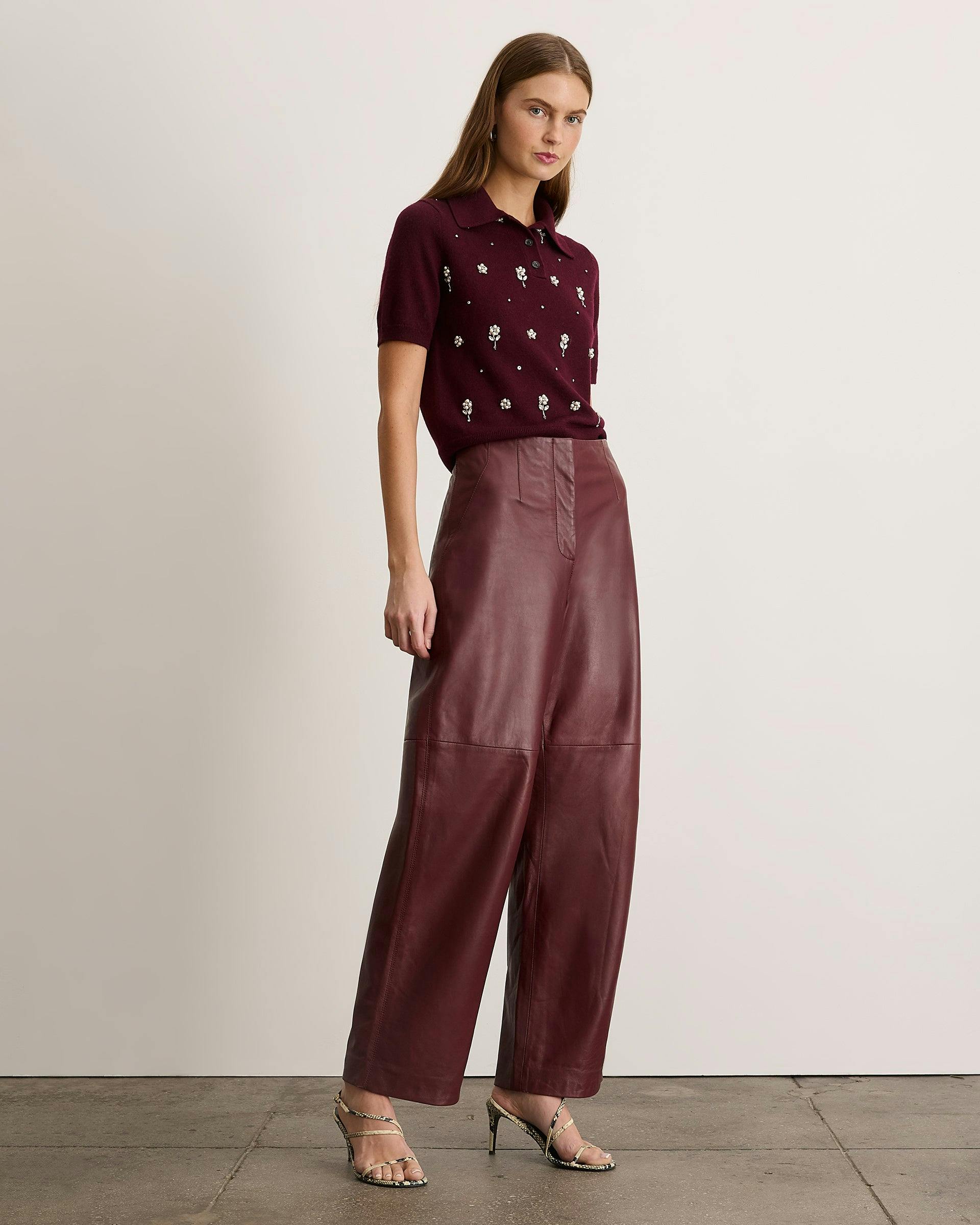Camilla Embellished Knit Top