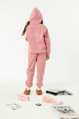 Jessie Rose Pink French Terry Jogger - Low Key