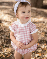 Gingham Bubble Romper