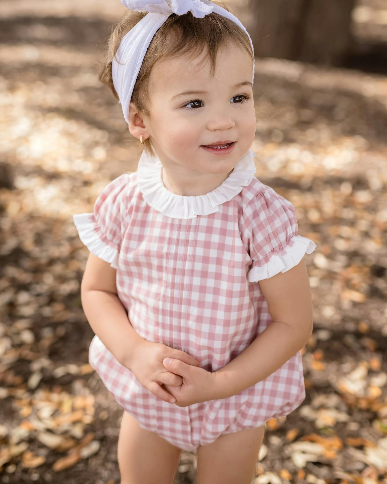 Gingham Bubble Romper