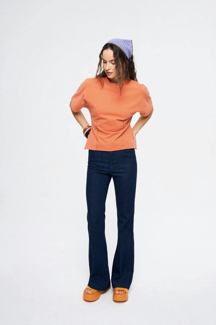 women's t-shirt – orange sun