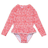 Ditsy Bloom Skirt Surf Suit