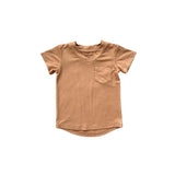 V-Neck Pocket Tee Toffee