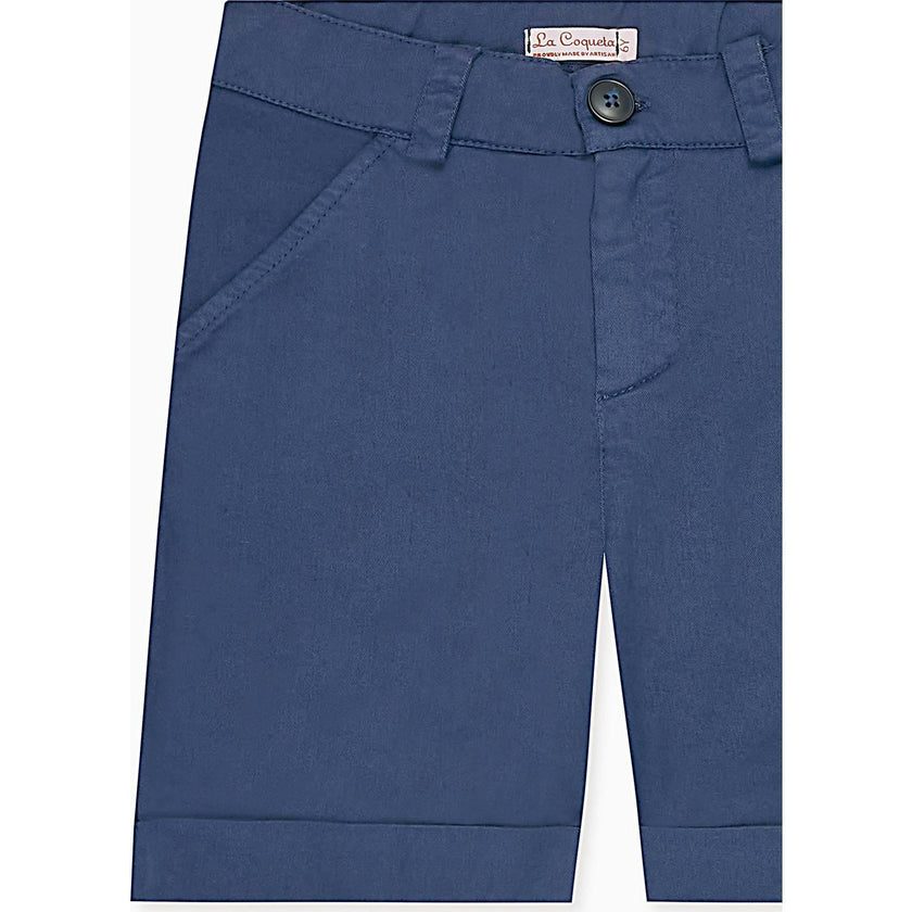 Navy Figaro Boy Chino Shorts
