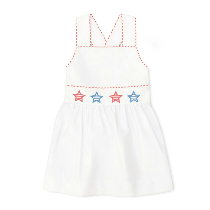 Campbell Dress in Striped Stars