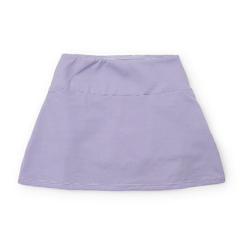 Margot Girls' Performance Skirt by LH Sport Purple Stripes