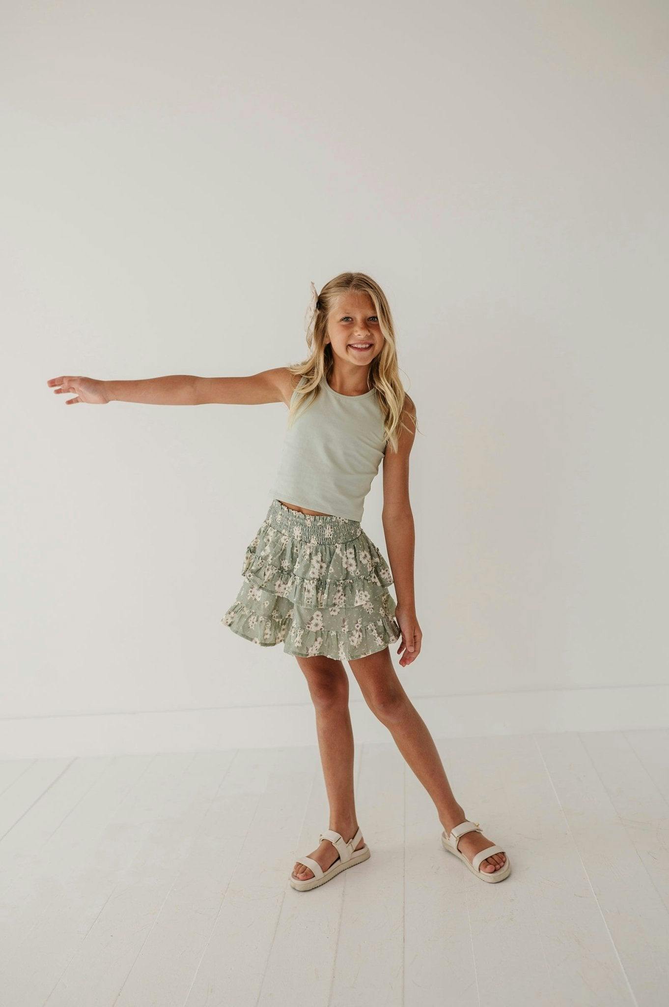 Ruffled Skirt