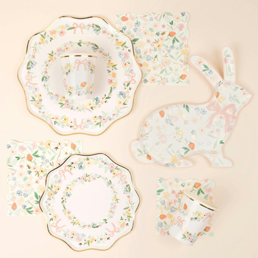 Elegant Floral Large Napkins