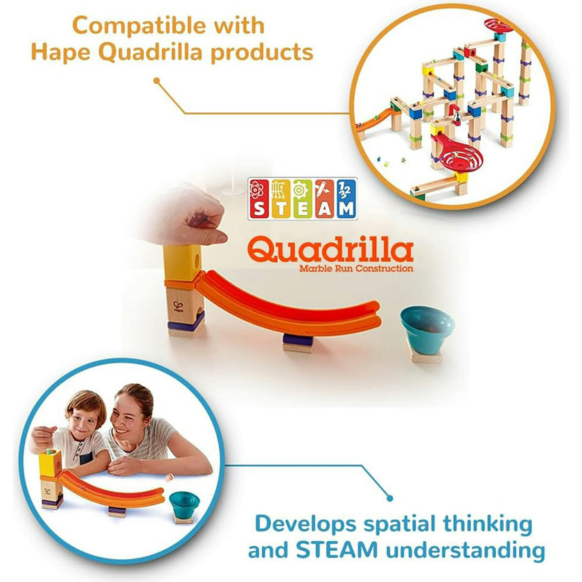 Hape: Quadrilla: Mega Skatepark&nbsp;- Wooden Toy Accessory