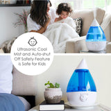 Ultrasonic Cool Mist Drop Shape Humidifier