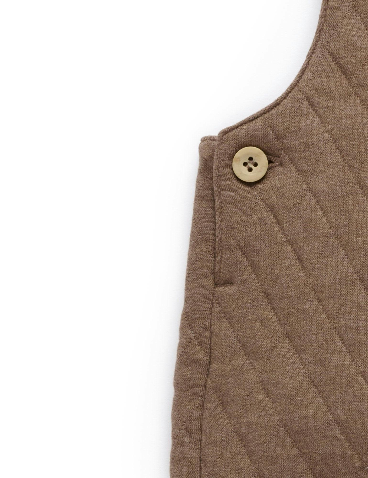 Quilted Overall Oak Melange