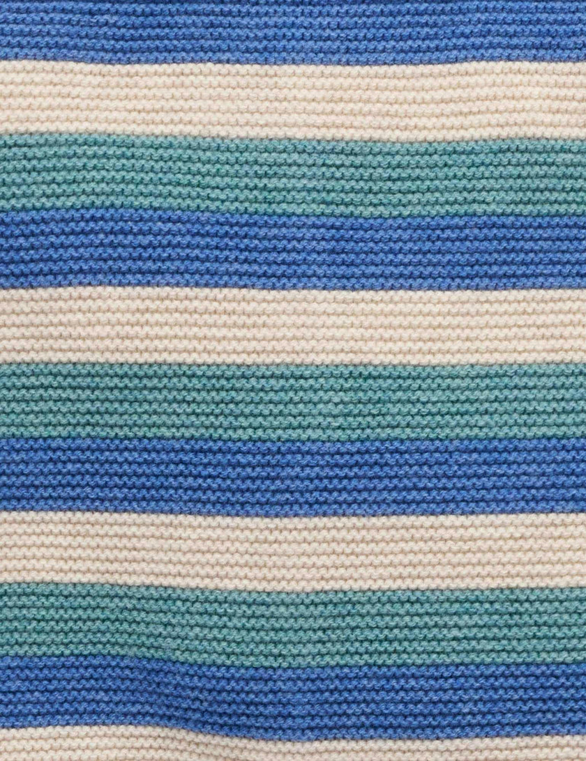 Knitted Legging Duck Egg Stripe