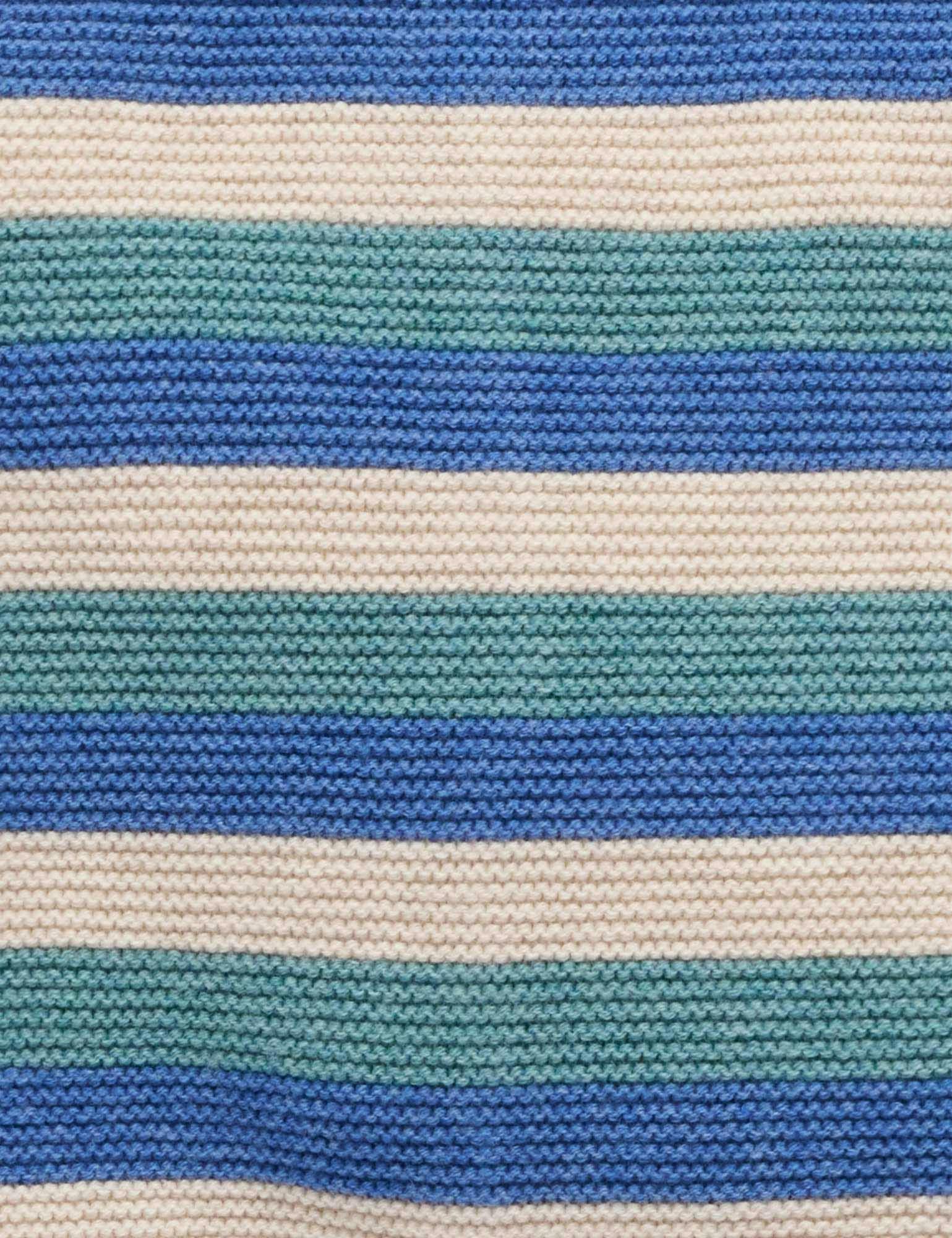 Knitted Legging Duck Egg Stripe