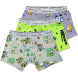 Minecraft Bamboo Boys' Boxer Brief Underwear 3-Pack