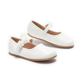 White Lyra Flower Shoes