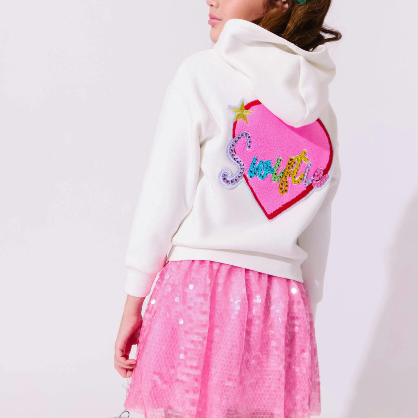 Bubble Gum Hot Pink Sequin Skirt