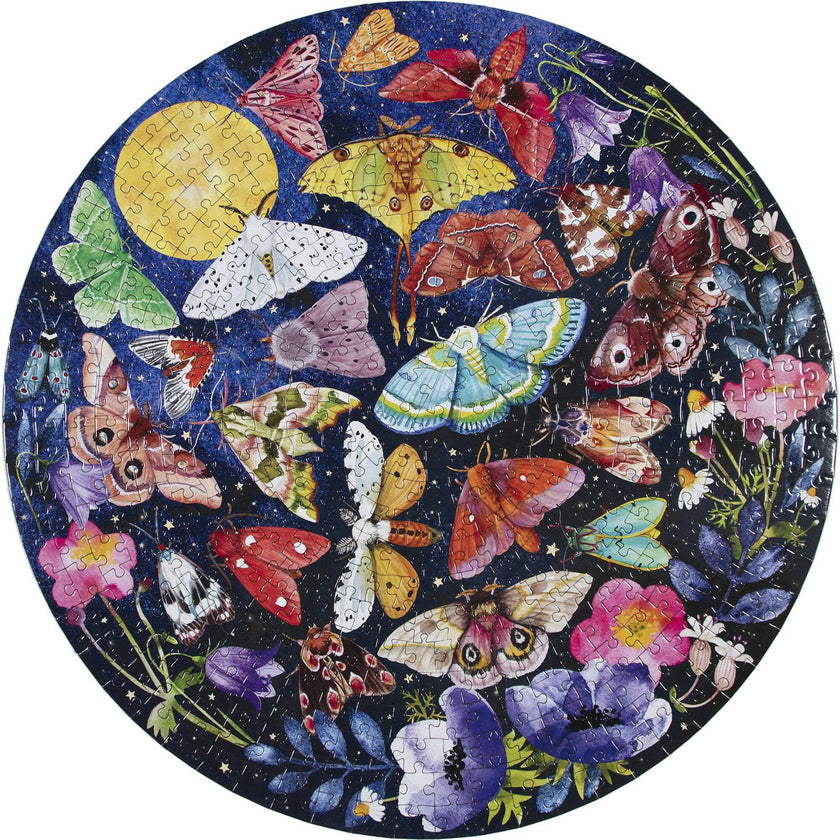 Piece and Love Moths 500 Piece Jigsaw Puzzle