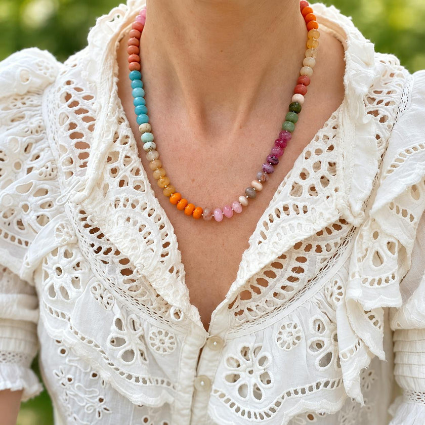 Autumn in Paris Gemstone Necklace