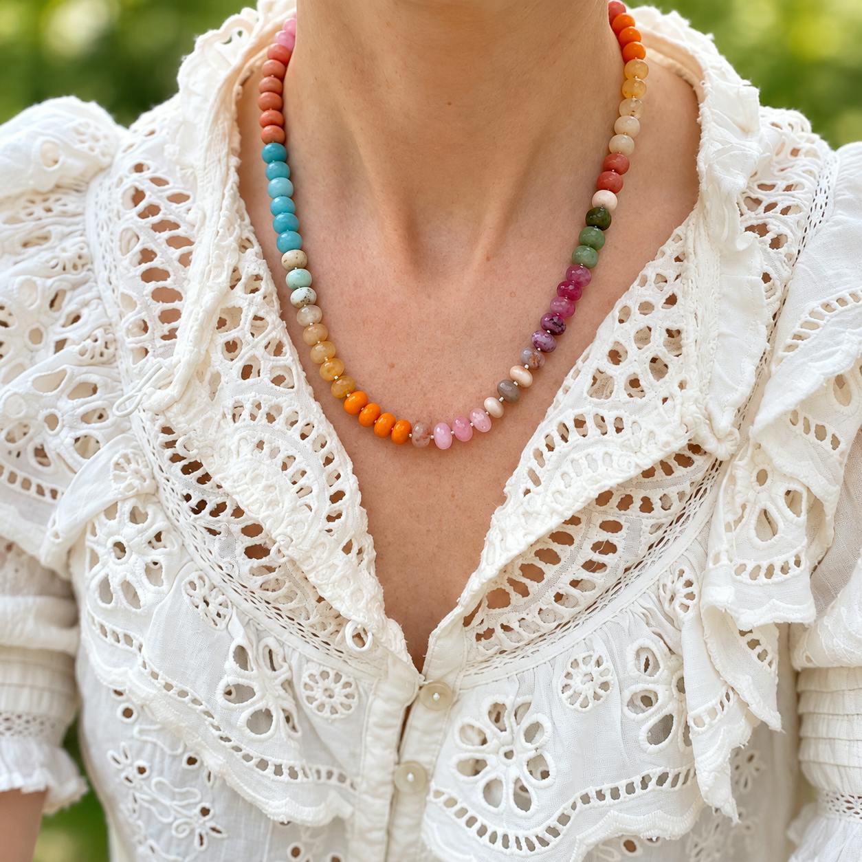 Autumn in Paris Gemstone Necklace