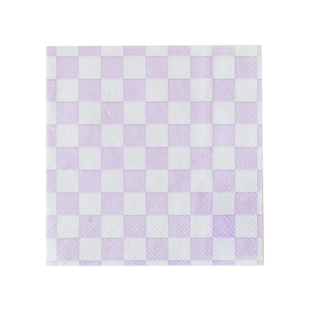 Check It!Purple Posse Large Napkins
