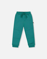 Fleece Sweatpants with Articulated Knees