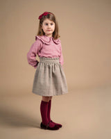Viana Skirt Beige Tweed