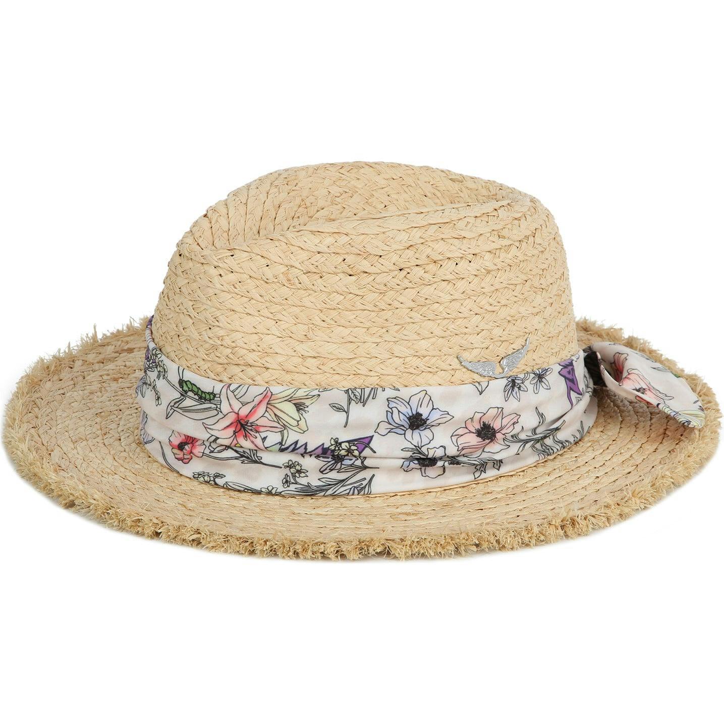 ZADIG & VOLTAIRE Floral Band Sun Hat