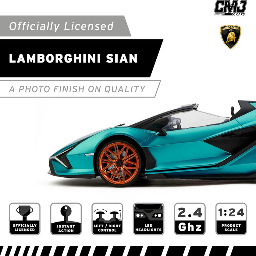 CMJ RC Car: RC Lamborghini Sian FKP 37 - Blue