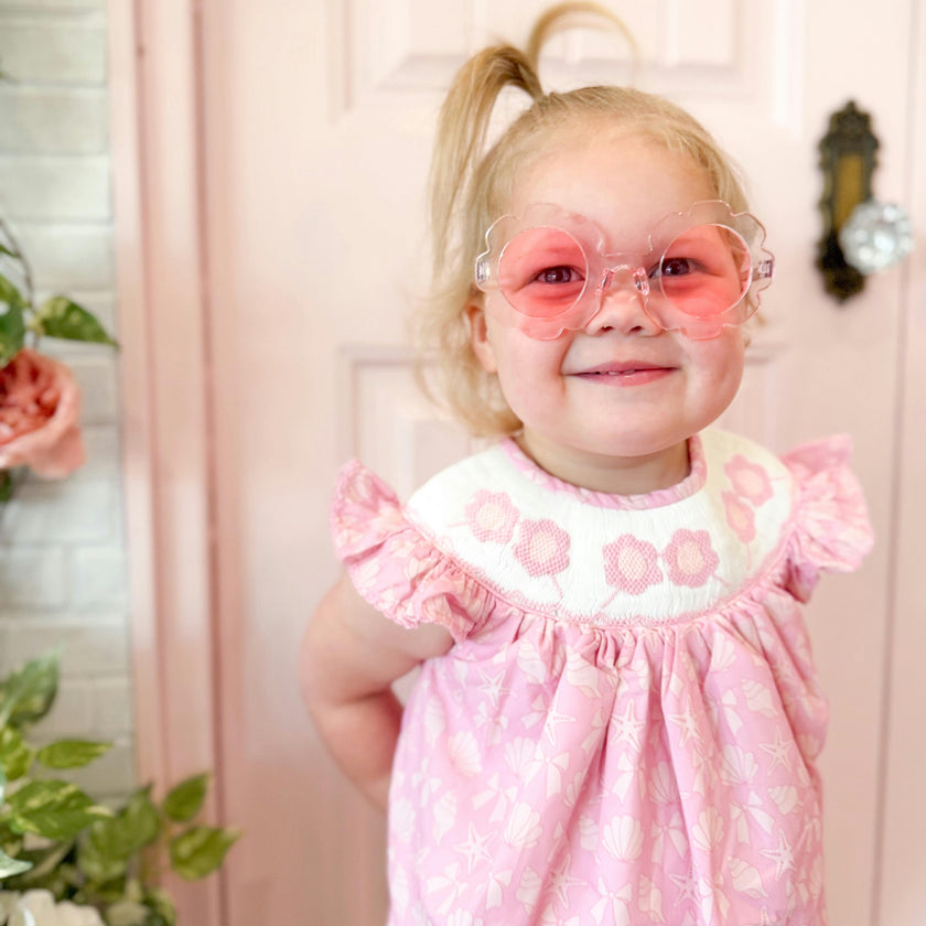 Pink Sunnies Diaper Cover Set