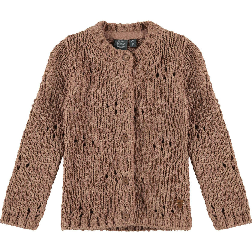 Knit Intricate Eyelet Cardigan