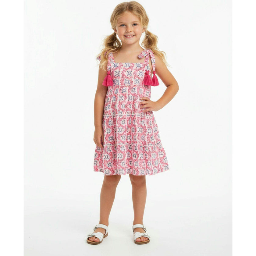 Bella Girls Shoulder Tie Sundress Jaipur Bloom, Jaipur Bloom