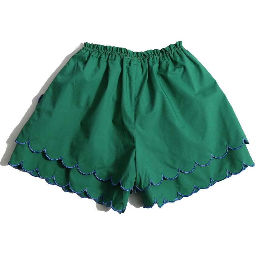 LAUREL SCALLOPED SUMMER SHORTS
