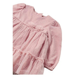 Pink Rose Ruffle Dress