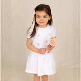 Girls Embroidered Garden Knit Dress