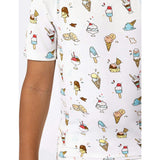 Ice Cream Bamboo Kids Pajama Short Set