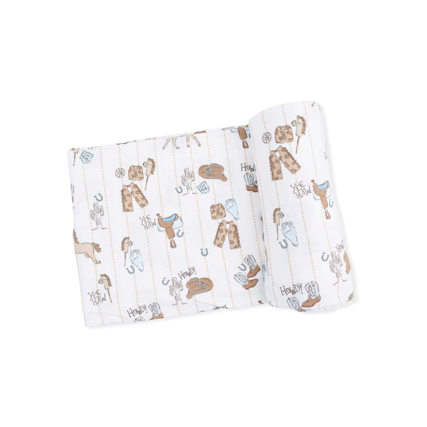 Cowboy Nursery - Swaddle Blanket