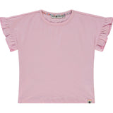 Ruffle Sleeve Short Sleeve T-Shirt