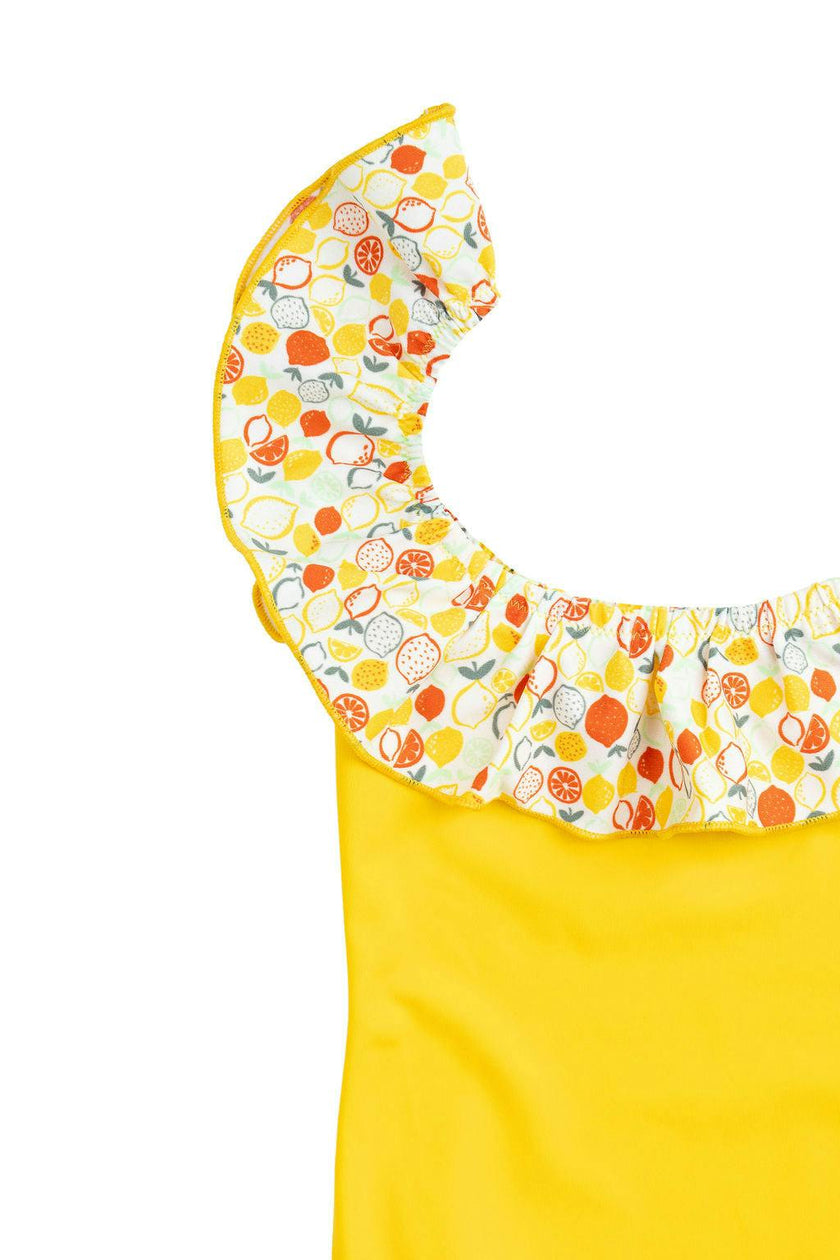 Carolina One Piece - Sicilian Yellow and Lemon Print