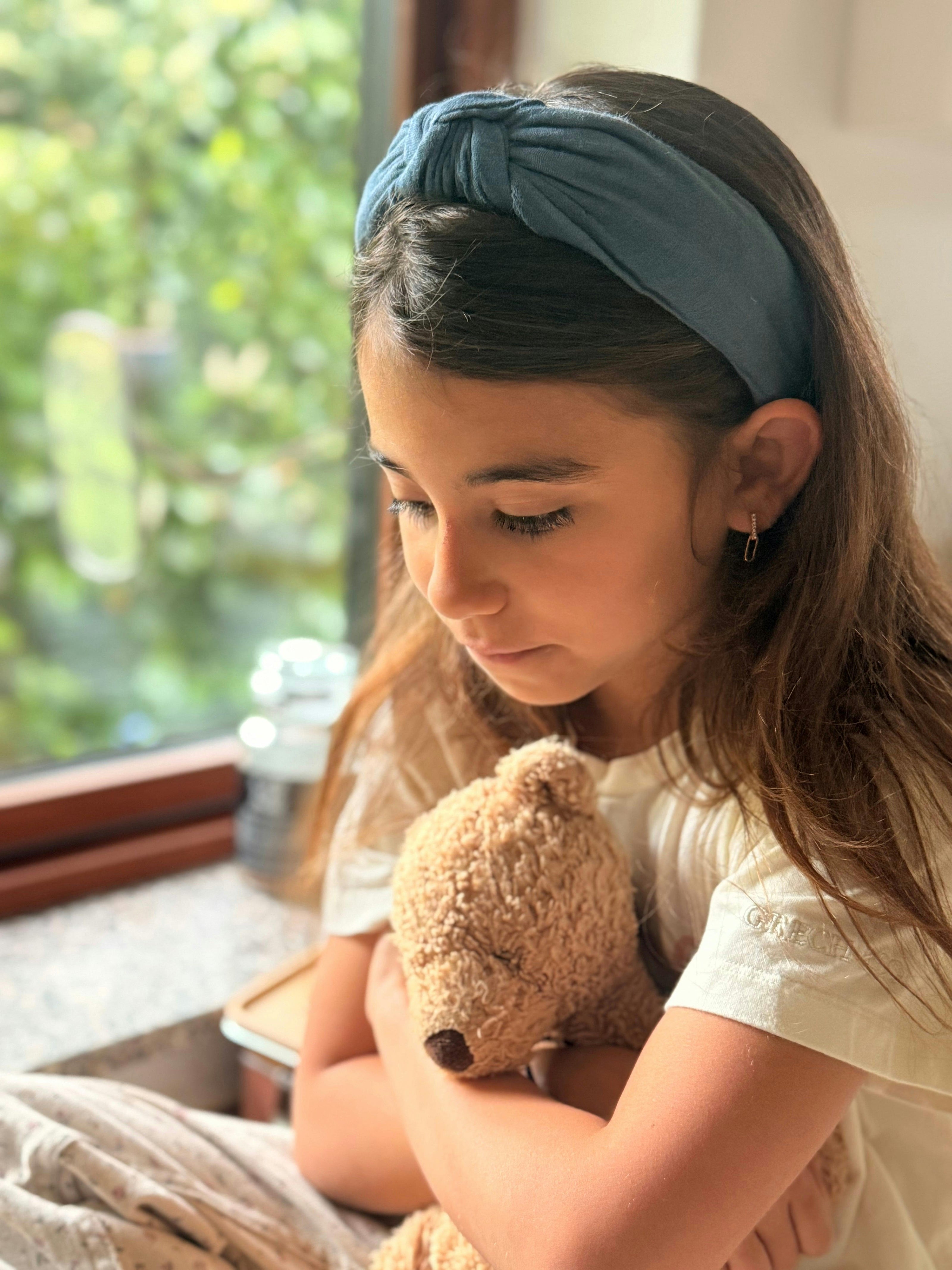 Classic Knot Headband | Organic Cotton | Desert Teal