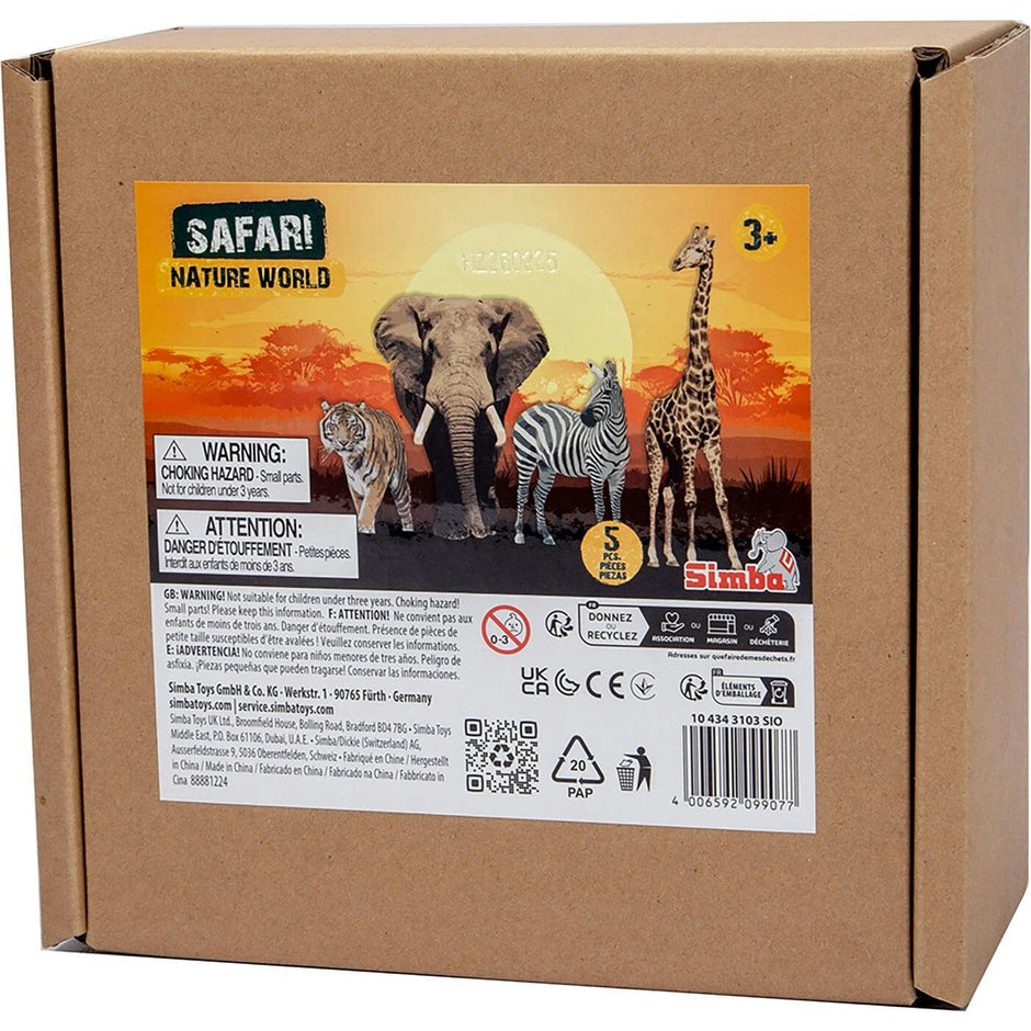 Animals Set: Safari - 5pc