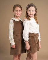 Gaya Blouse Beige Mustard Floral