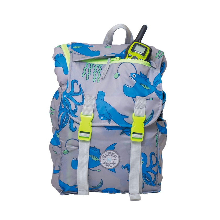 Sleep-N-Pack™ – Little Kid Size | Pals in Print: Sea Critters