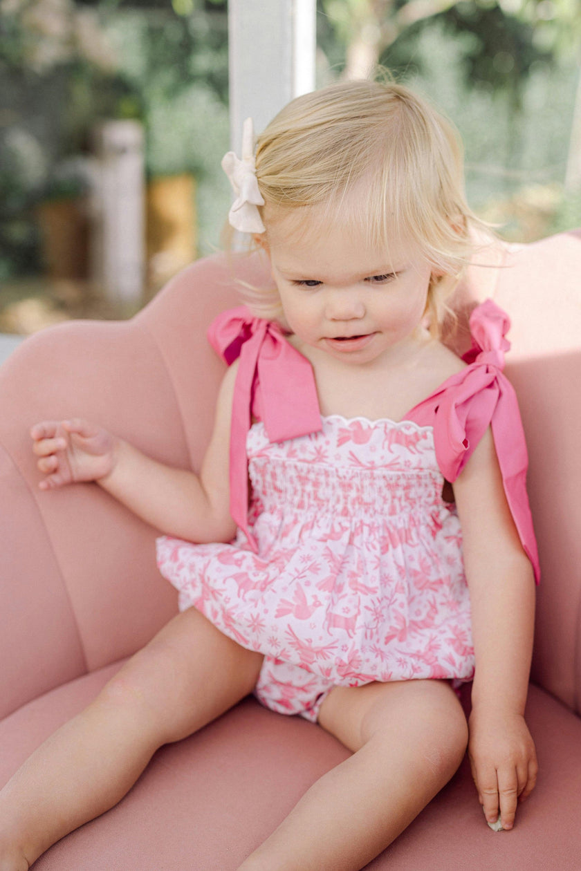 Pink Otomi Smocked Bubble (FINAL SALE)
